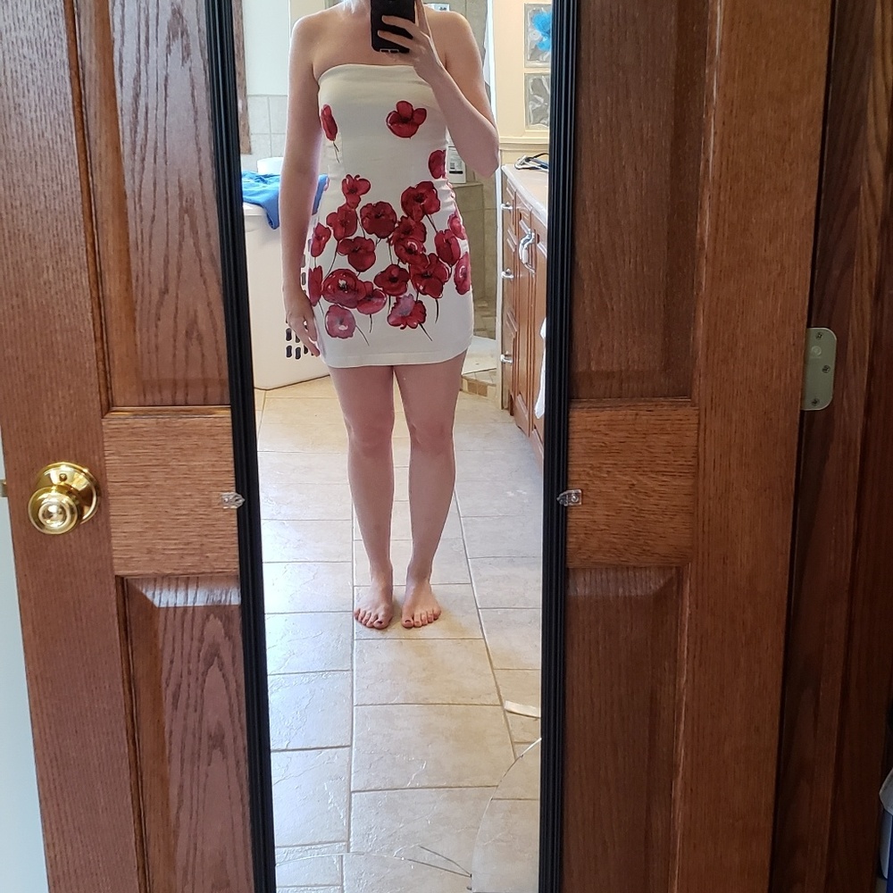 Strapless dress